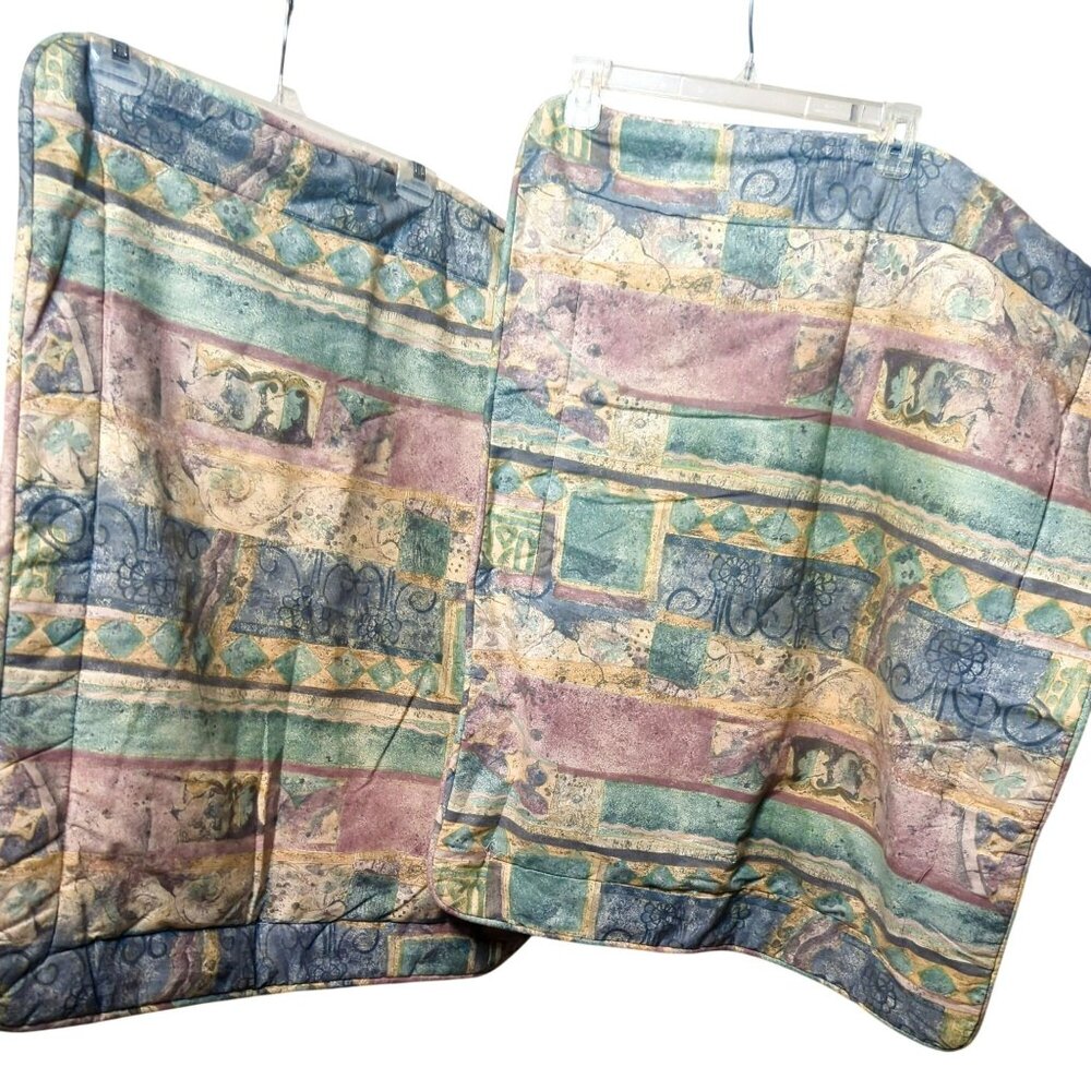 Croscill Home Fashions Standard Pillow Shams Benetello Tuscan Abstract Pattern